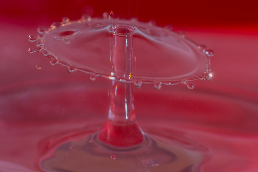 Wassertropfen auf Wassertropfen
