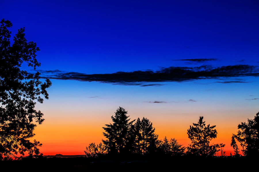 Kurz nach Sonnenuntergang