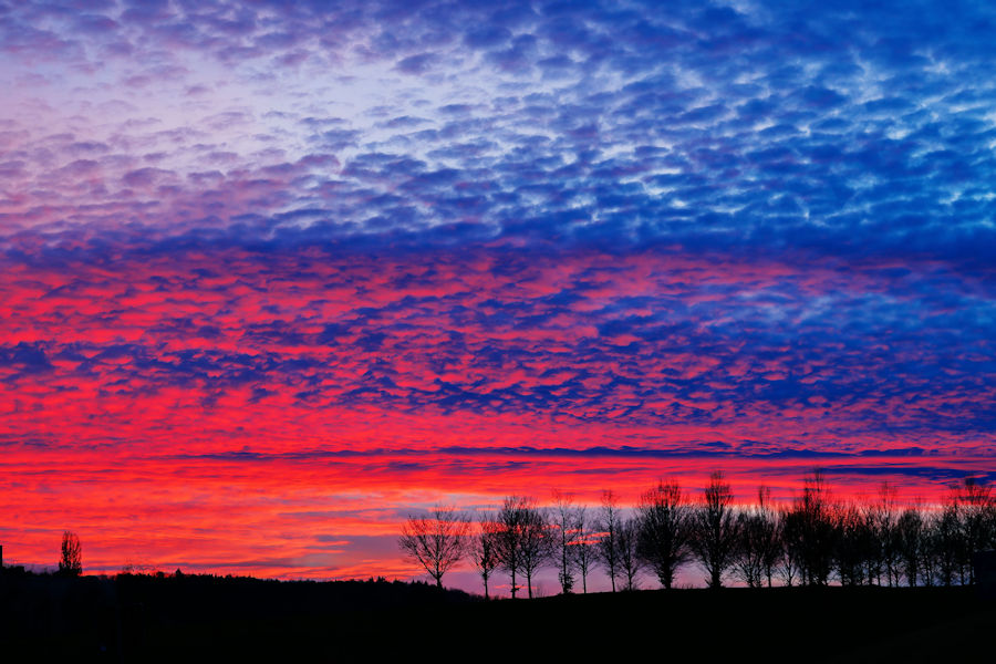Schnappschuss nach Sonnenuntergang