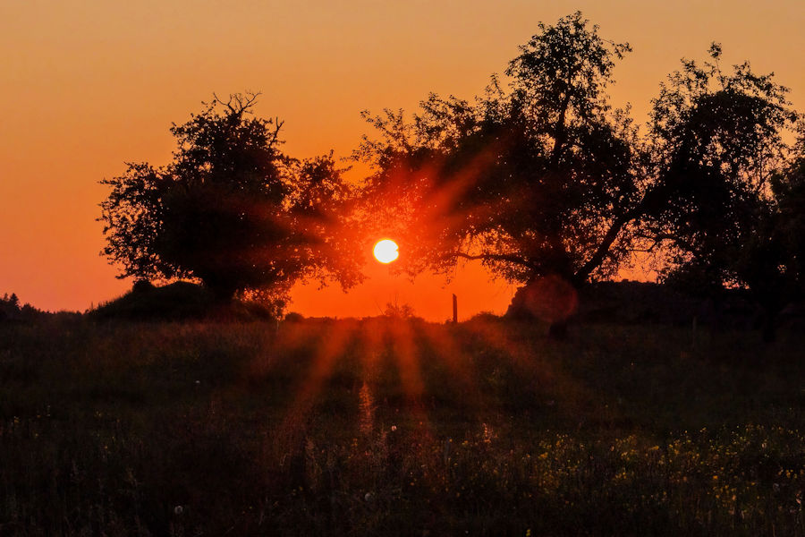 Kurz vor Sonnenuntergang