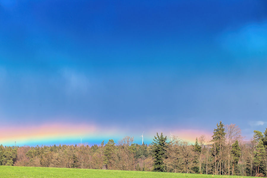 Regenbogen übern Horizont