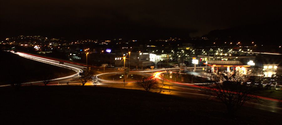 Aalen bei Nacht