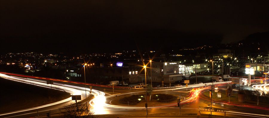 Aalen bei Nacht