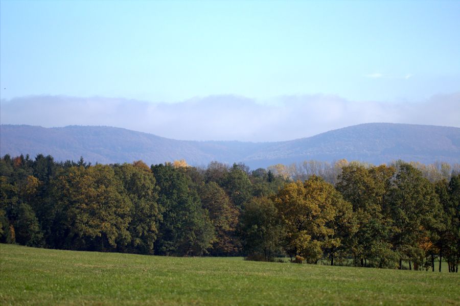 Blick von Fachsenfeld ueber Aalen Richtung Waldhausen