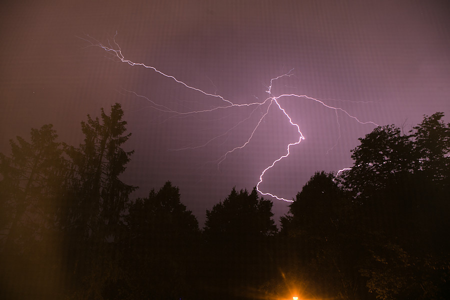 Gewitter mit Blitz