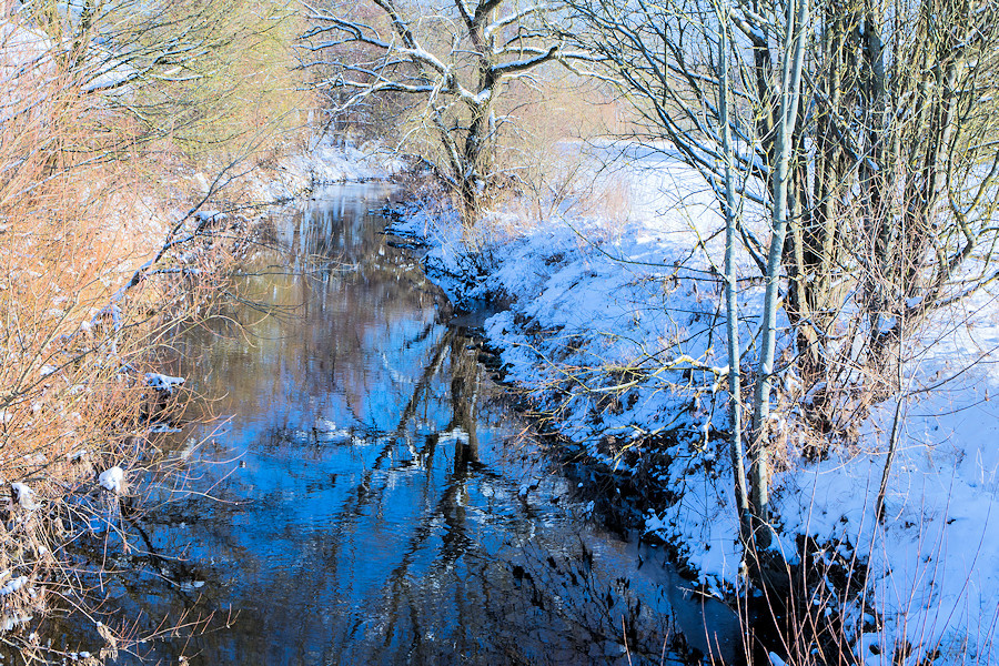 Winter beim Kocher bei Abtsgmünd